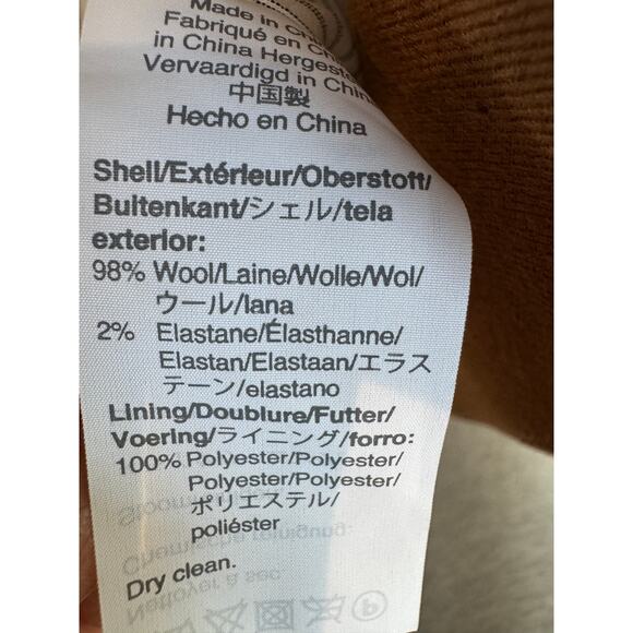 J.Crew Regent Blazer – Camel – Size 4P – Tailored Wool Blend with Flannel Collar - Picture 7 of 16